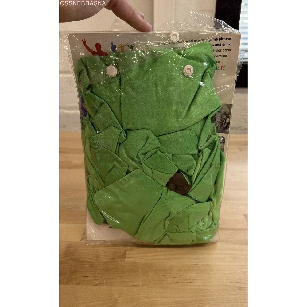 Morphsuits Unisex Green Alien Full Body Spandex Costume Sz XL‎ 5'10